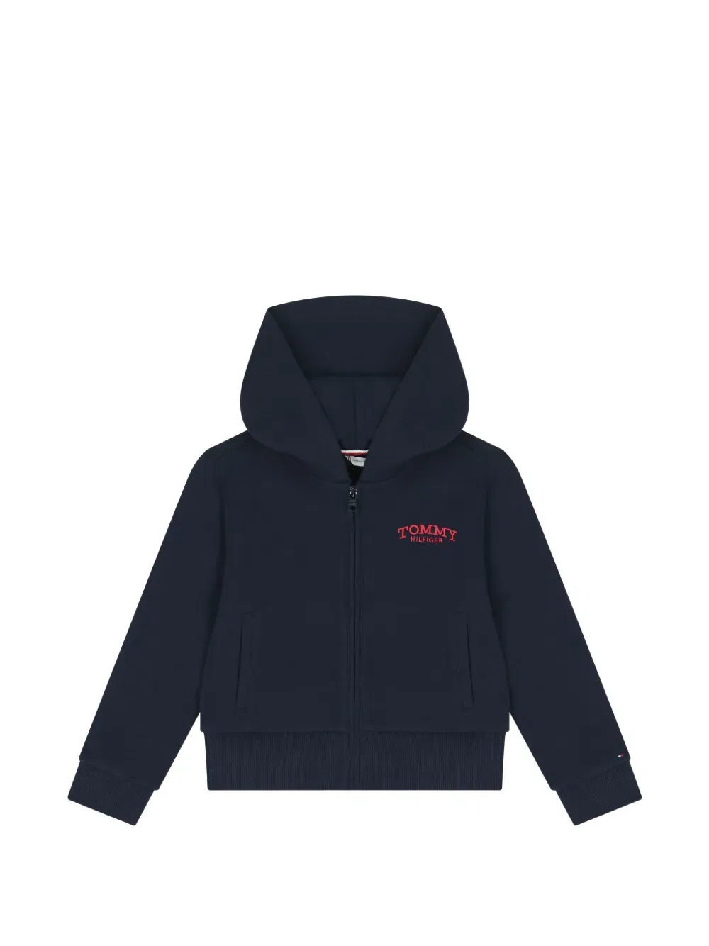 Худи с вышитым логотипом Tommy Hilfiger Junior, синий