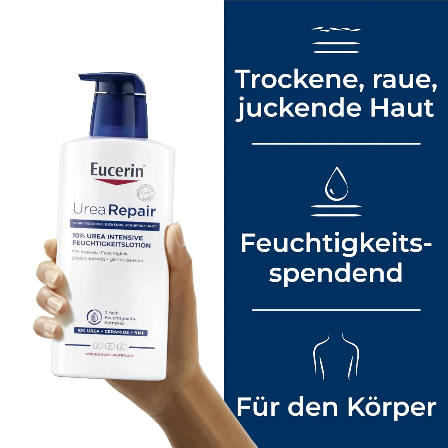 Лосьон для тела UreaRepair Plus 10% Urea от Eucerin Eucerin — фото 3