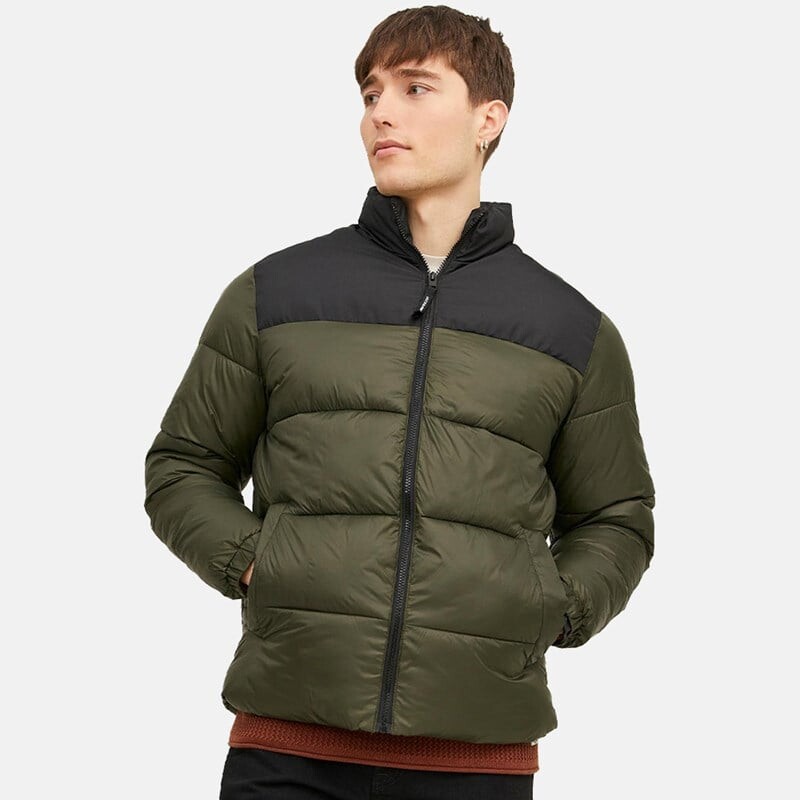 

Мужская куртка тоби с пуховым воротником Jack & Jones, зеленый