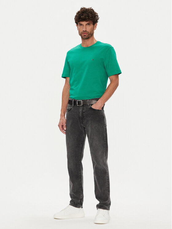 Футболка regular fit Ess Seasonal MW0MW39995 Tommy Hilfiger, зелёный — фото 2
