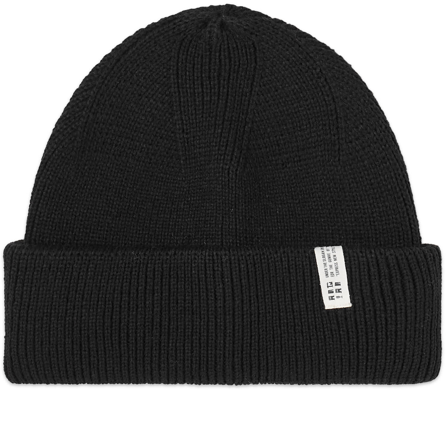 

Шапка Anglan Label Essential Beanie, черный