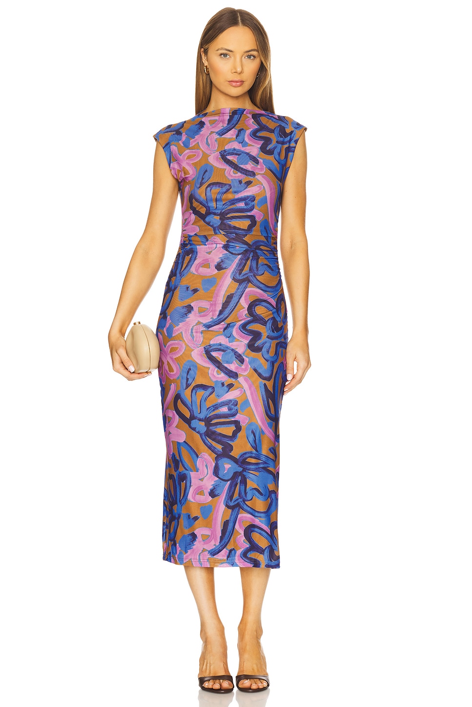 

Midi-платье Carrie Cleobella, fresco print