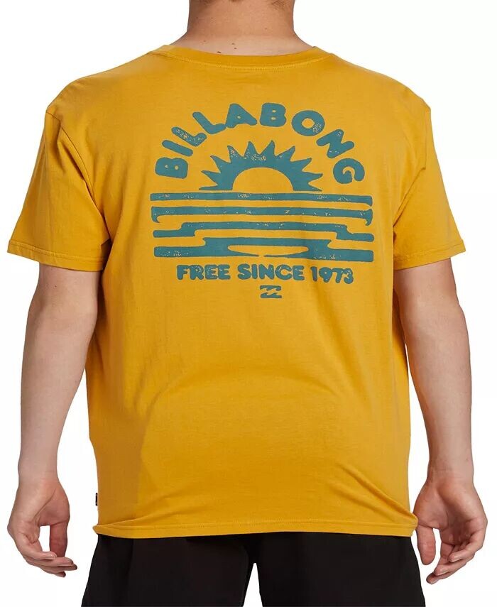 

Мужская футболка с графическим логотипом Billabong, золото