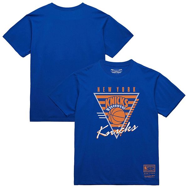 

Мужская синяя футболка new york knicks big & tall hardwood classics final seconds Mitchell & Ness