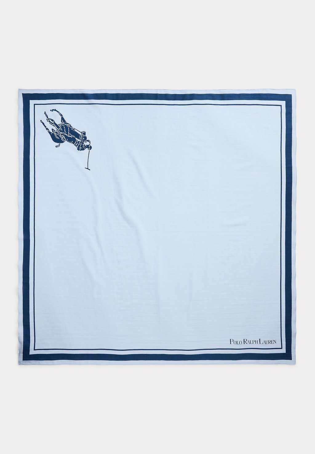 

Шарф BIG PONY COTTON SCARF Polo Ralph Lauren, синий