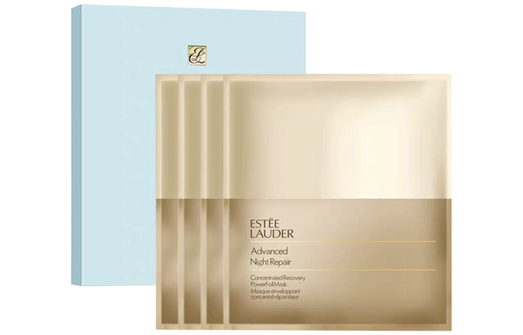 Тканевая маска Estée Lauder — Усовершенствованные ночные восстанавливающие тканевые маски для женщин Estee , 4 pcs (box — фото 2