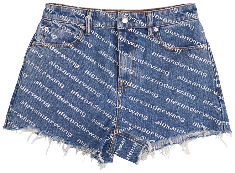 

Шорты Alexander Wang Bite Shorts, синий