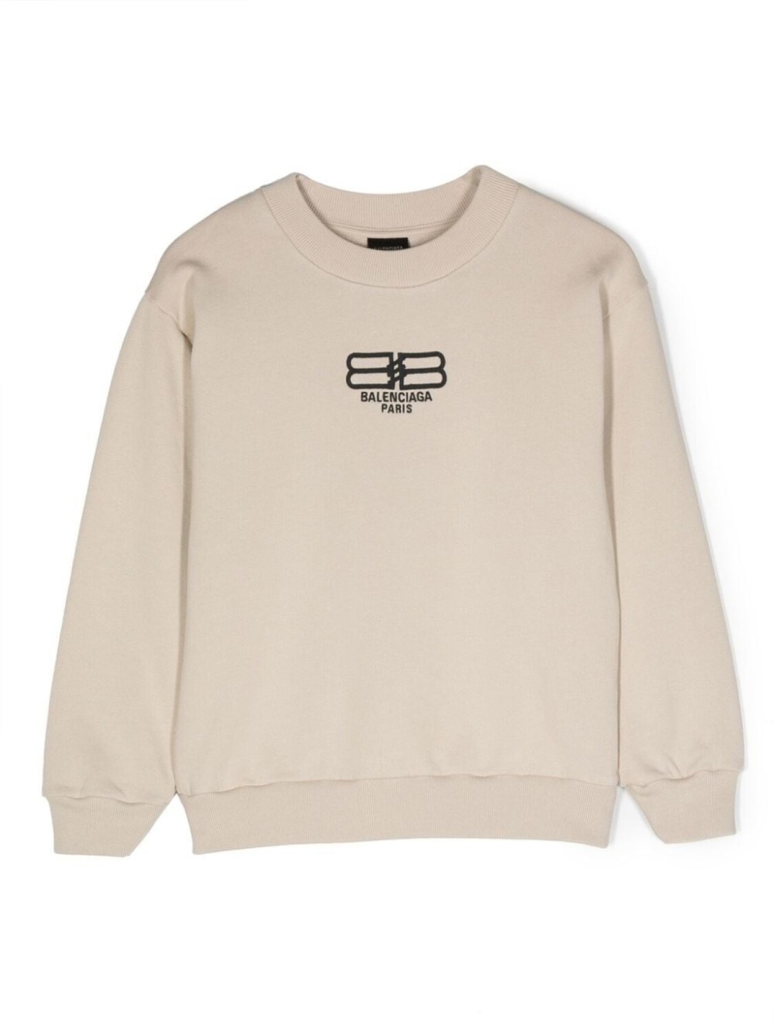 

Balenciaga Kids толстовка с логотипом, коричневый