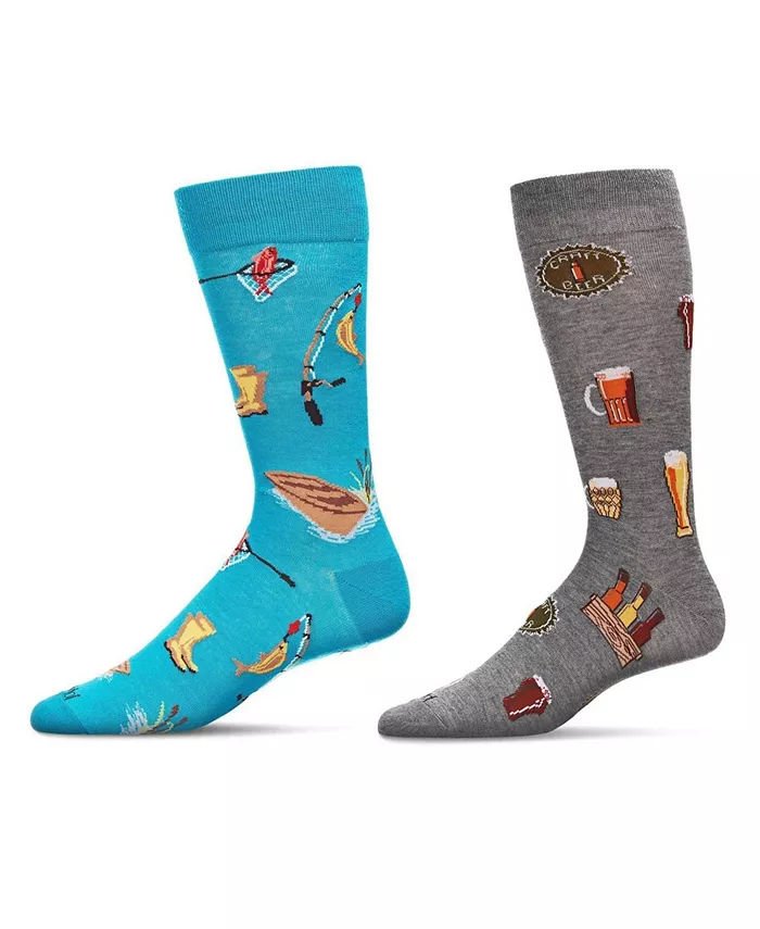 

Мужские носки Crew Lake Life Assortment, пара из 2 штук MeMoi, серый