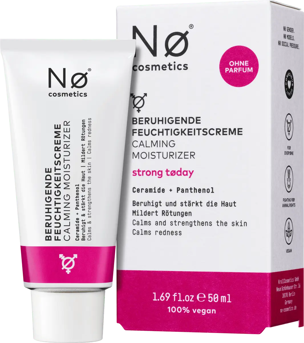 

Крем увлажняющий успокаивающий 50 мл. Nø Cosmetics