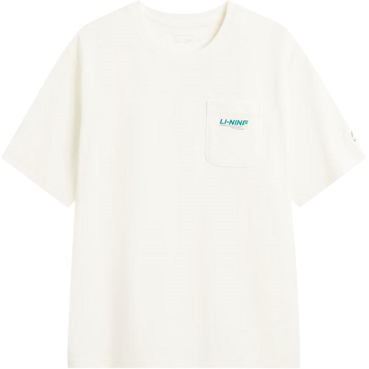 

LINING Футболка мужская белая, Белый, LINING Футболка мужская белая