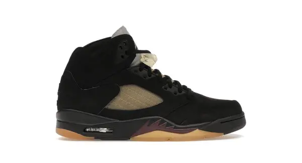 Кроссовки 5 ретро sp xa ma maniere Air Jordan, черный — фото 2