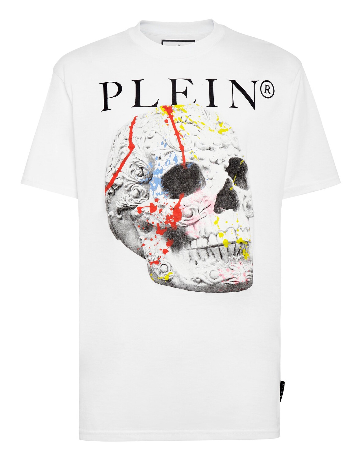 

Футболка Круглый вырез SS Череп Philipp Plein, белый