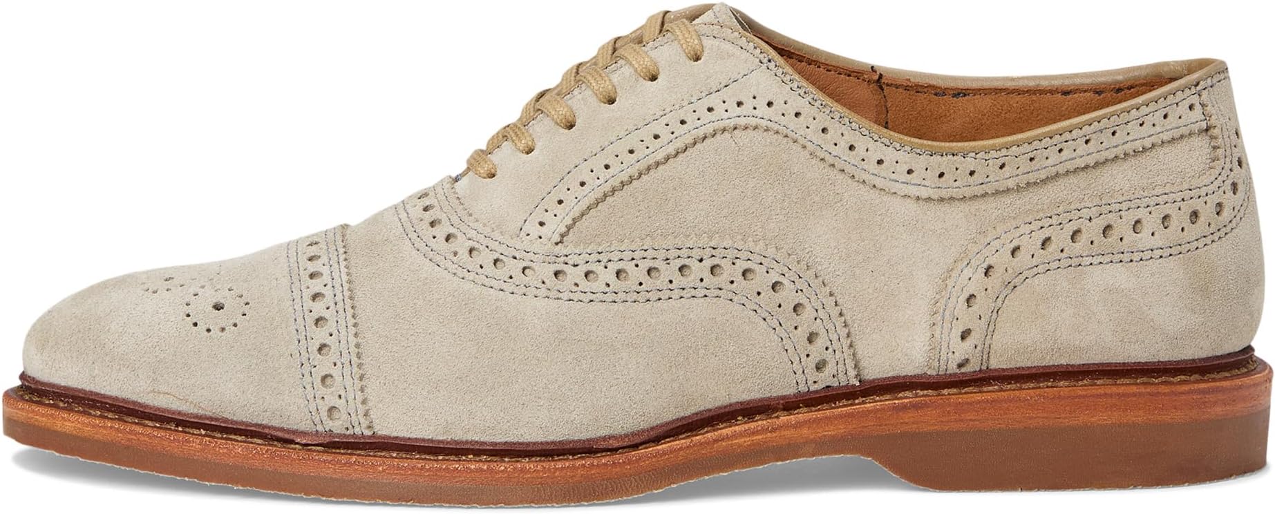 Оксфорды Allen Edmonds Strand Verse Oxford Shoes, цвет Vapor Suede — фото 4