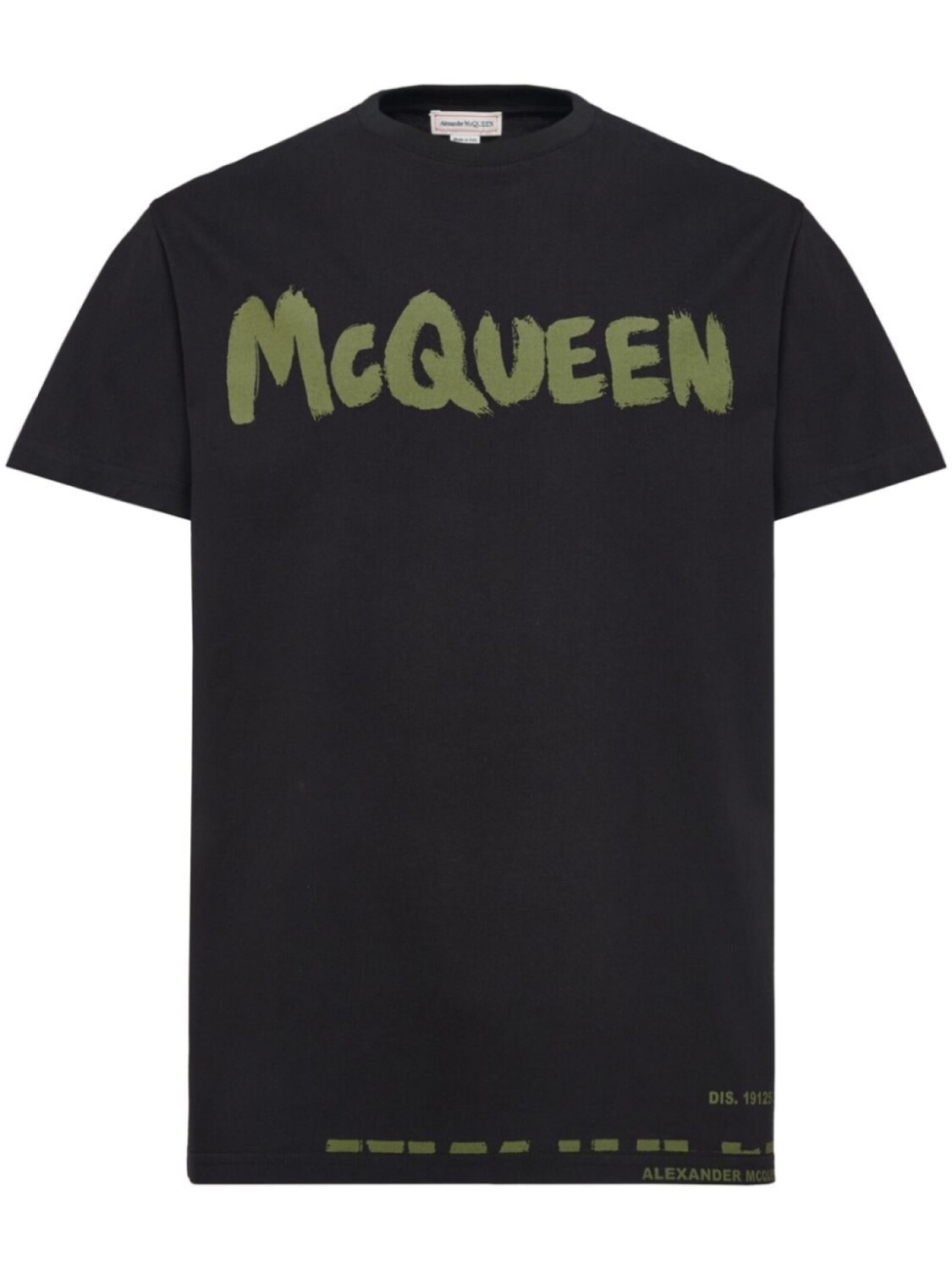 

Alexander McQueen футболка с логотипом Graffiti, черный