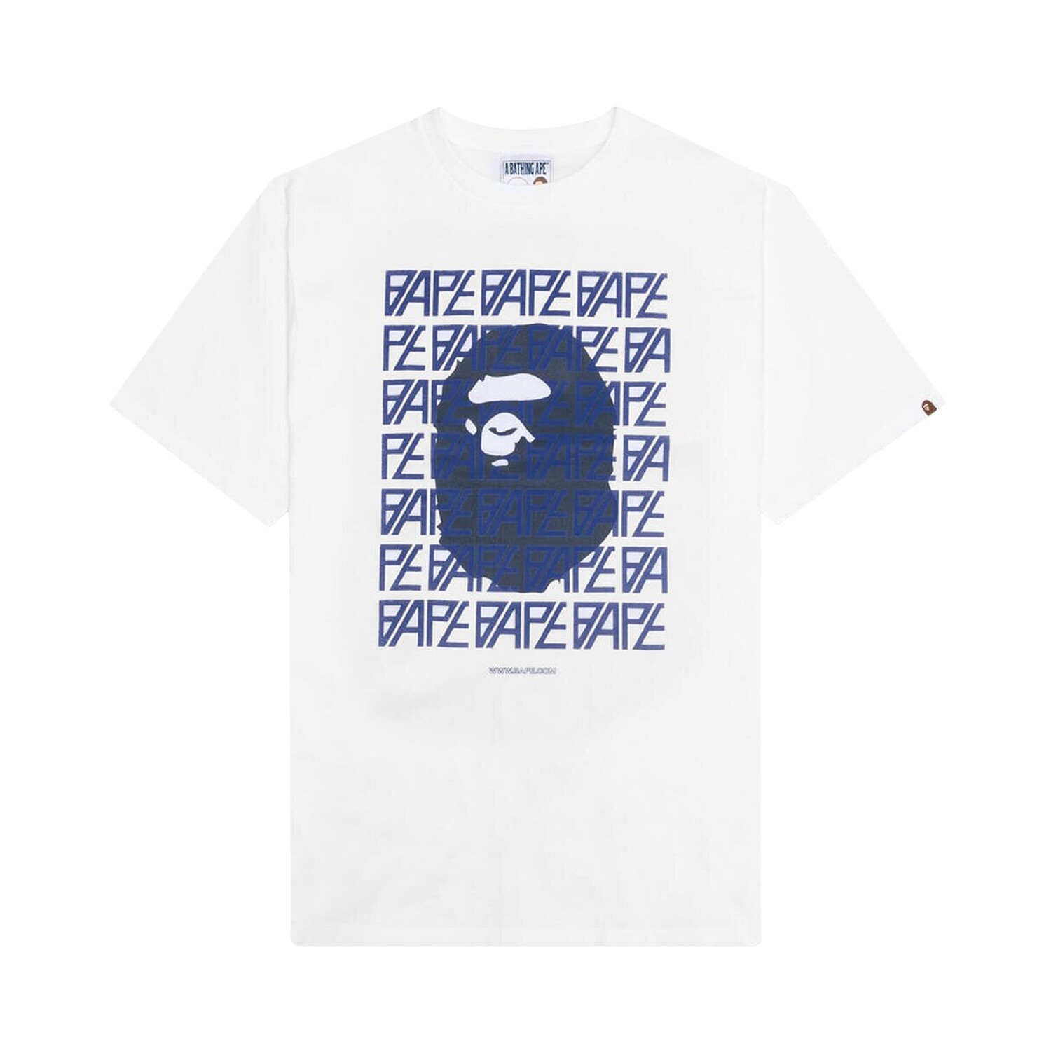 

Футболка с монограммой BAPE Logo, цвет Белый