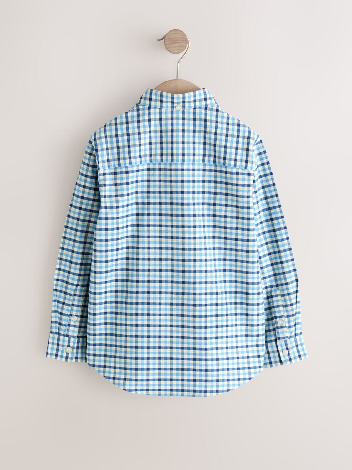 Next Рубашка на пуговицах Regular fit в цвете Marine Blue, Azure — фото 2