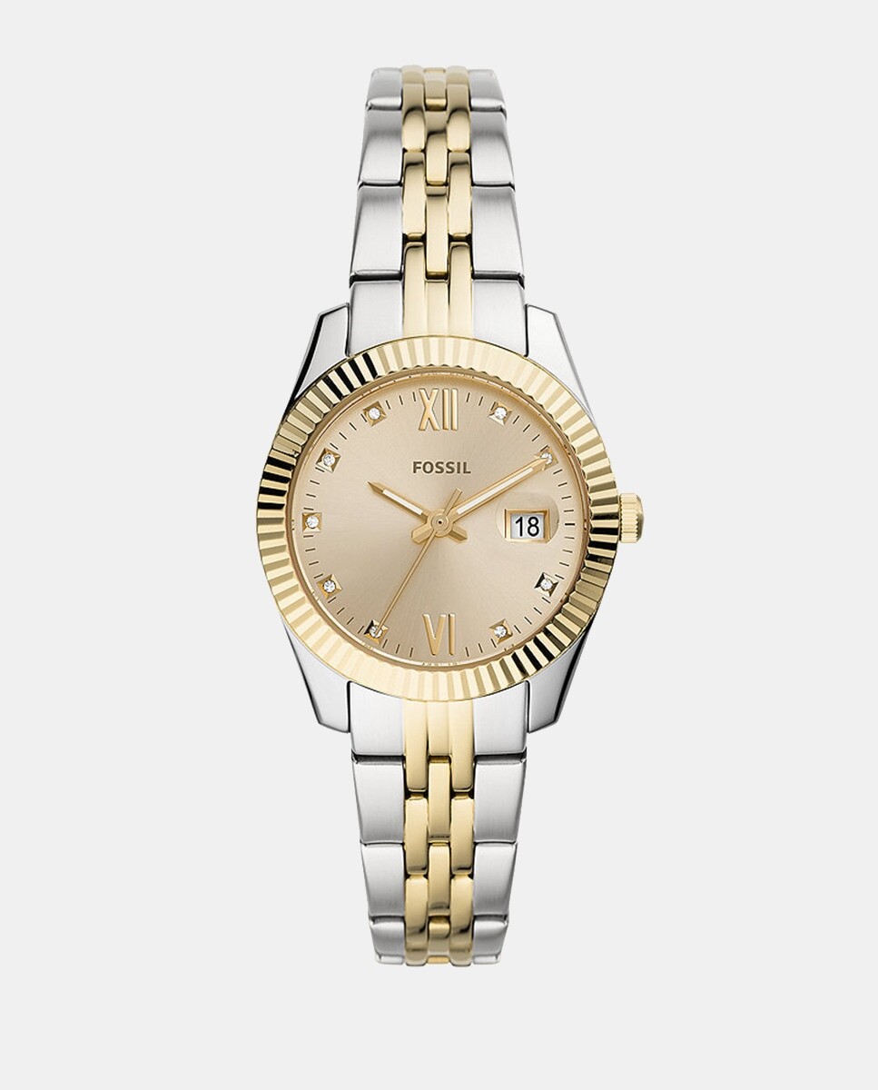 

Scarlette Mini ES4949 разноцветные женские часы из нержавеющей стали Fossil, мультиколор