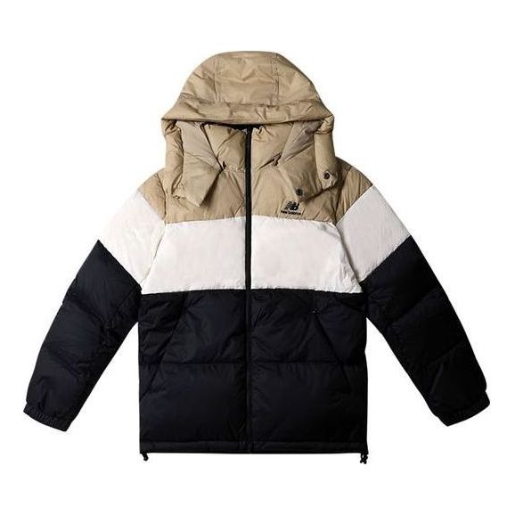

Куртка New Balance Reversible Down Jacket 'Beige White Black', бежевый