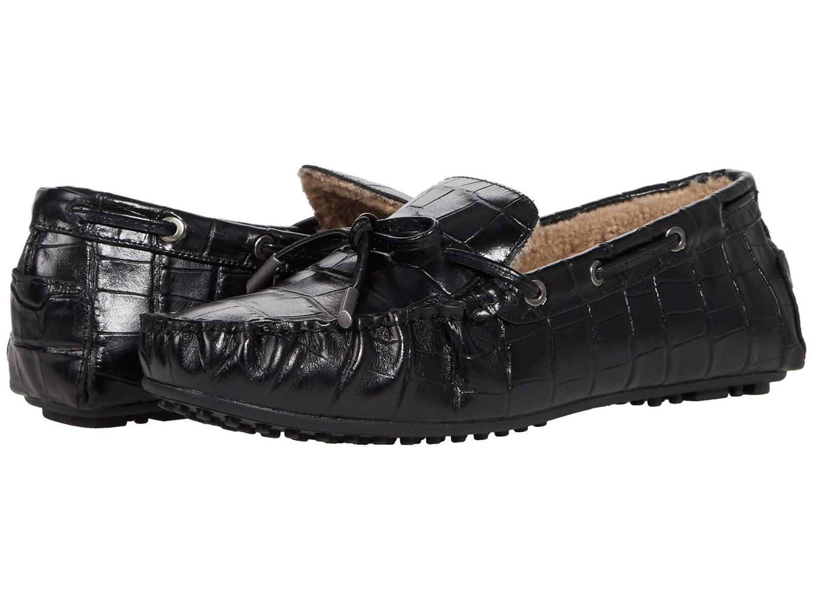 Aerosoles Winter Boater Moccasin Женские черные мюли с искусственным мехом