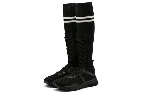 Кроссовки / fenty trainer hi joint stockings 's sports casual shoes Puma, черный — фото 2