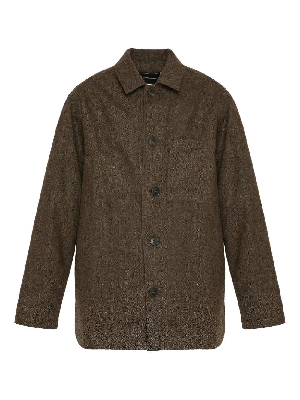 

Твидовый пиджак-рубашка YVES SALOMON, коричневый