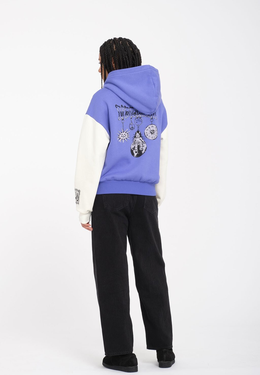 

Толстовка с капюшоном FA KEUTCHI Volcom, синий