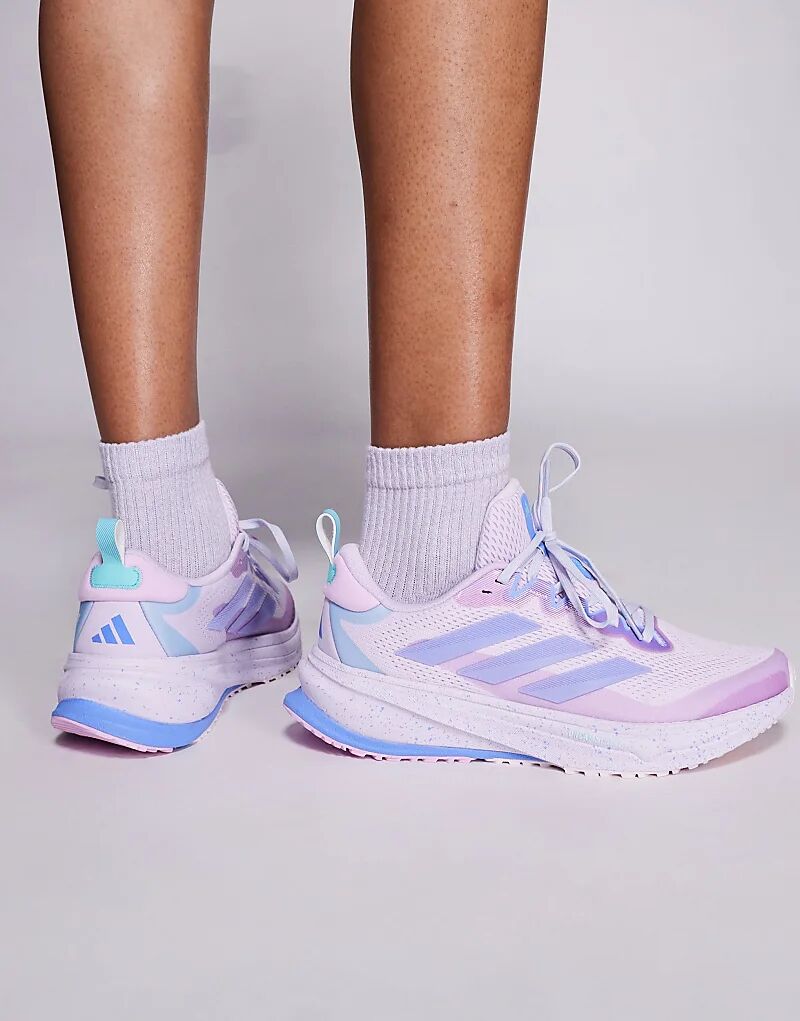 Кроссовки Adidas Running Supernova Rise ATR в цвете «металлик-сиреневый» — фото 4