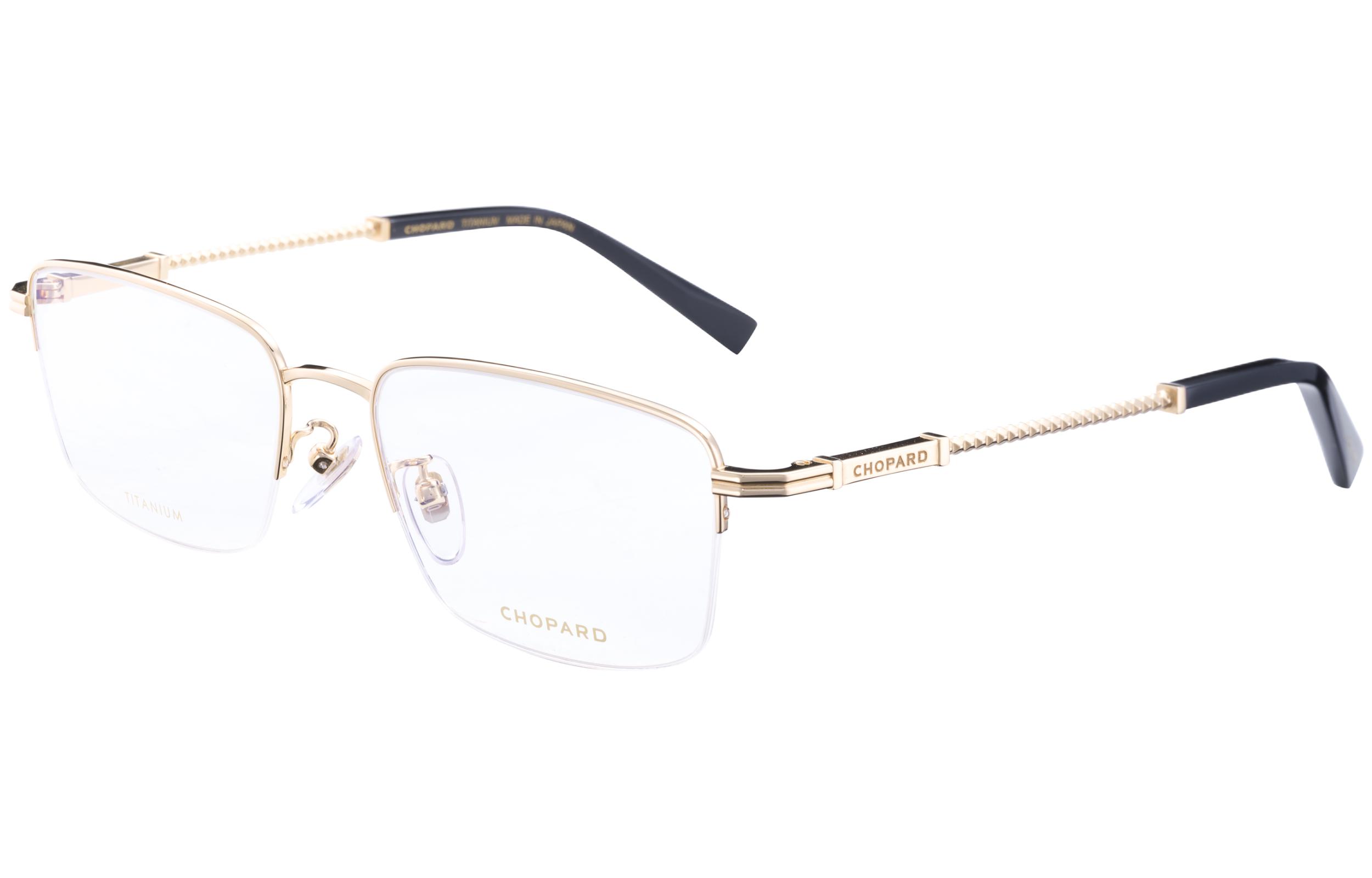 

Chopard Мужские очки в квадратной оправе из чистого титана, VCHL44J560594