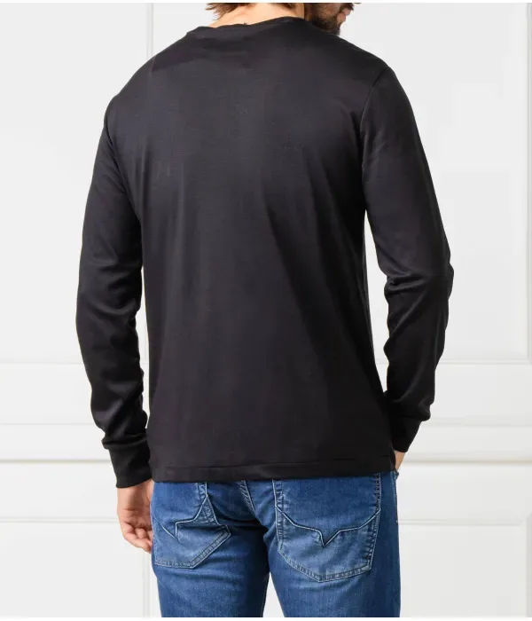 Лонгслив custom slim fit Polo Ralph Lauren, черный — фото 4