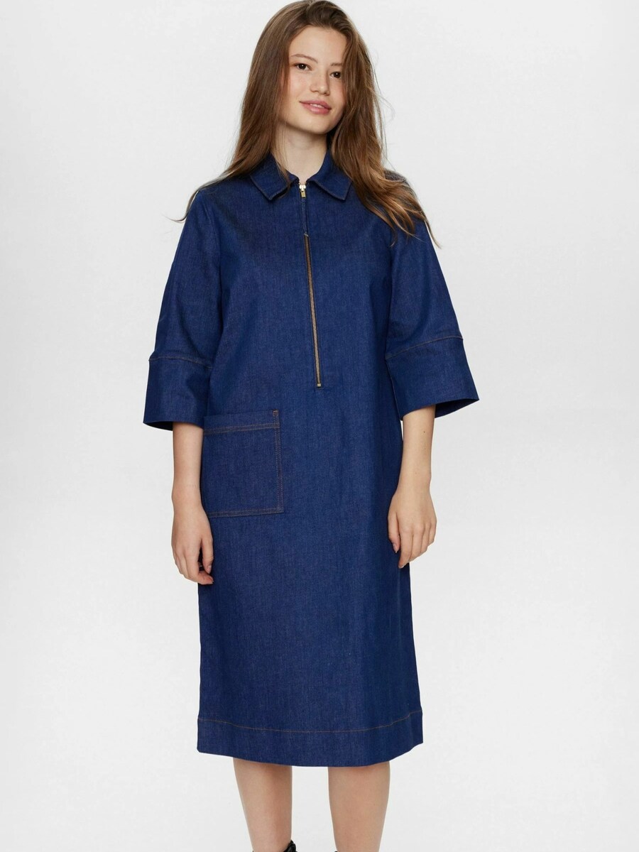 

Мини платье NÜMPH Nuizzas, Blue denim