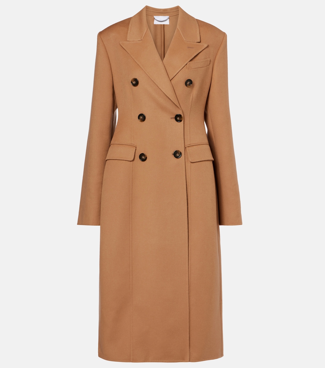 

Двубортное пальто из девственной шерсти Stella McCartney, New Camel