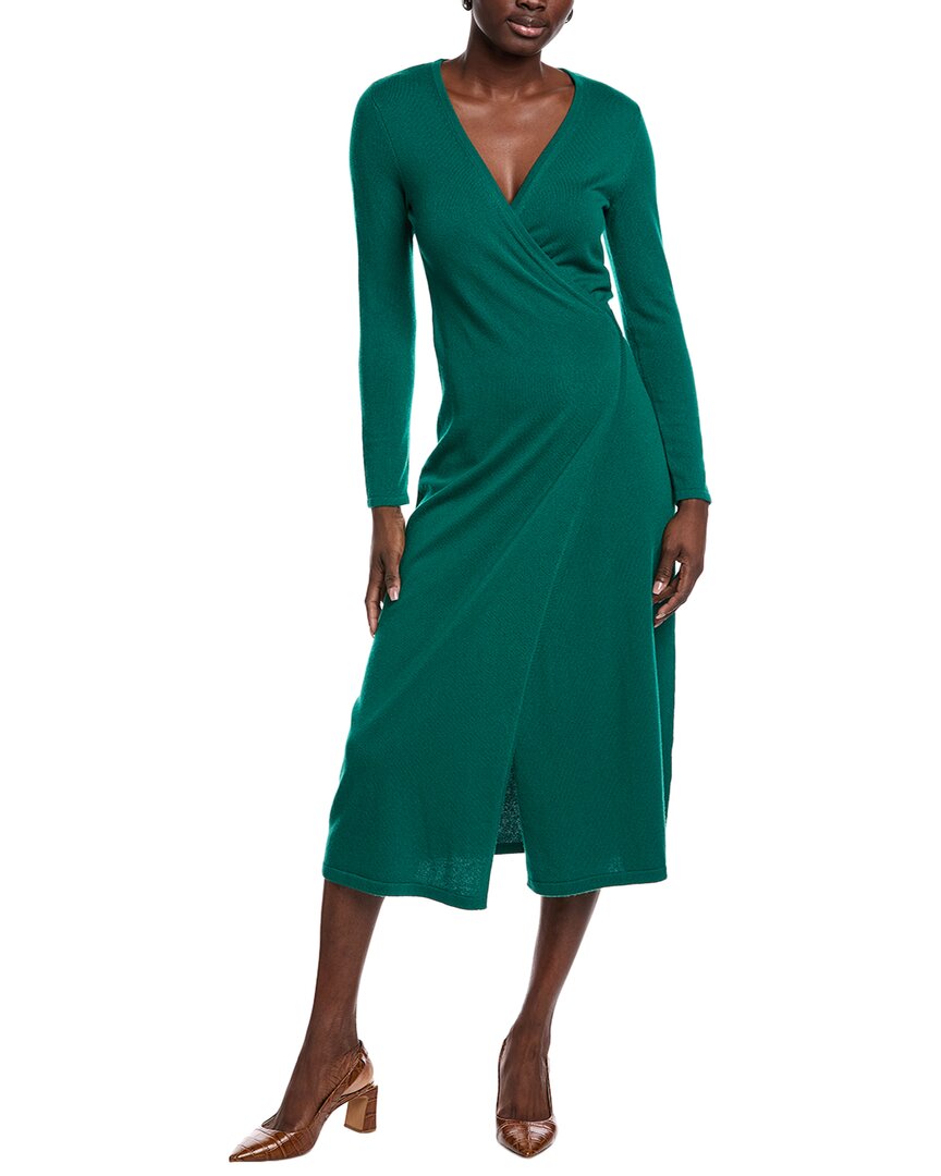 

Диана фон Фюрстенберг Платье-раппорт из шерсти и кашемира Diane von Furstenberg, зеленый