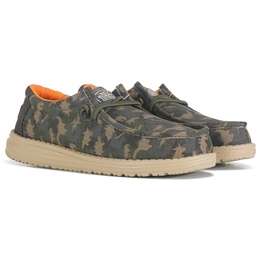 

Детская обувь без шнуровки Wally Little/Big Kid Heydude, цвет camo dino print