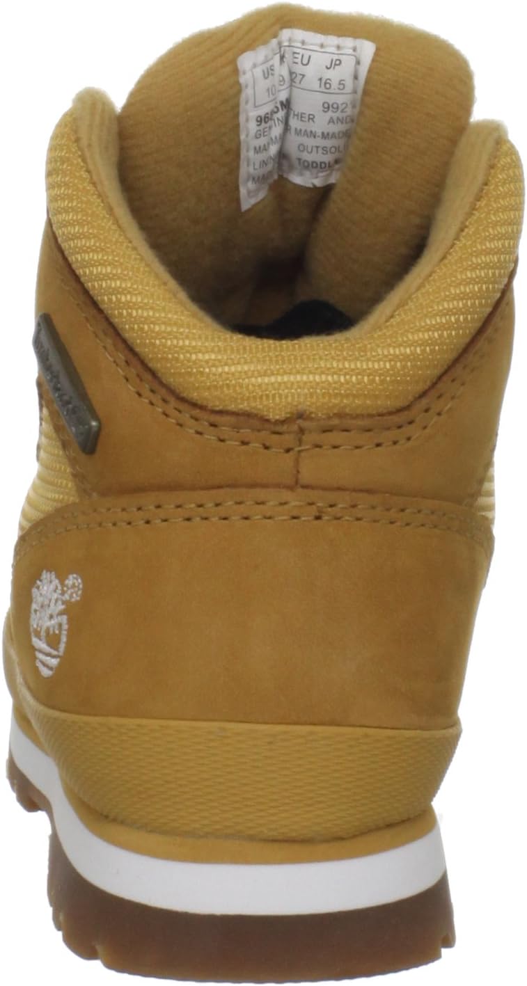 Ботинки Timberland для мальчиков Euro Hiker Mid со шнуровкой для походов, Wheat Nubuck — фото 3