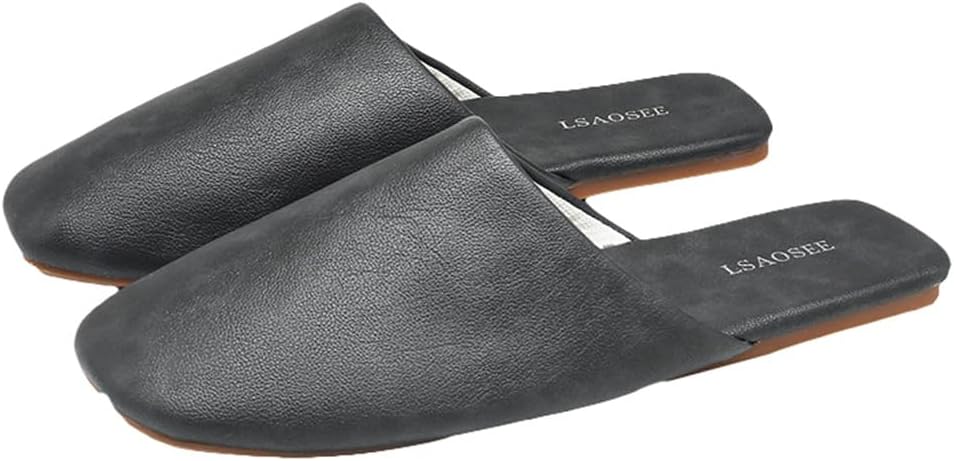 

Элегантные домашние тапочки Yafirgeer для женщин и мужчин, темно-серый