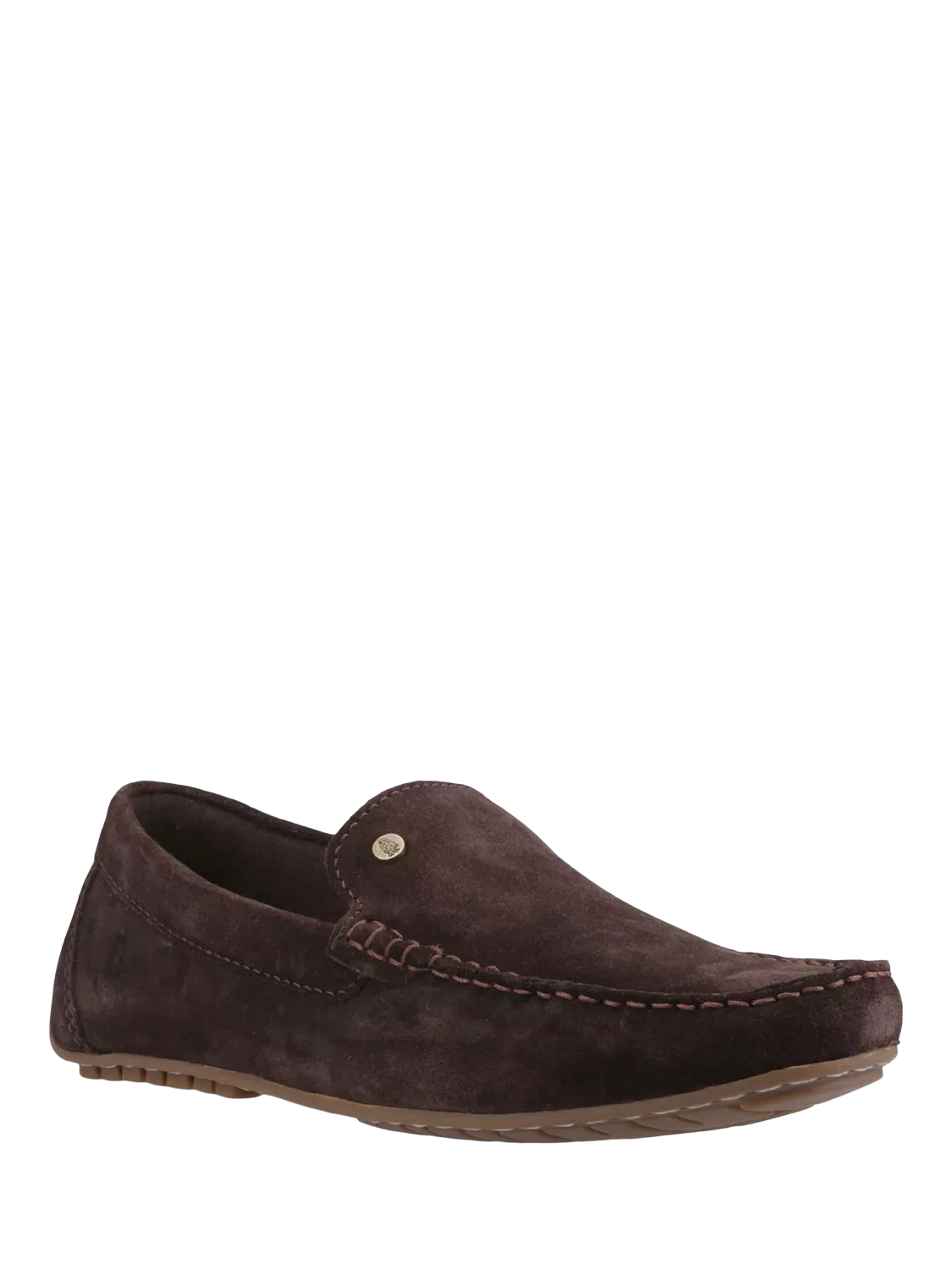Замшевые лоферы Ralph без шнурков, коричневые Hush Puppies, Brown — фото 2