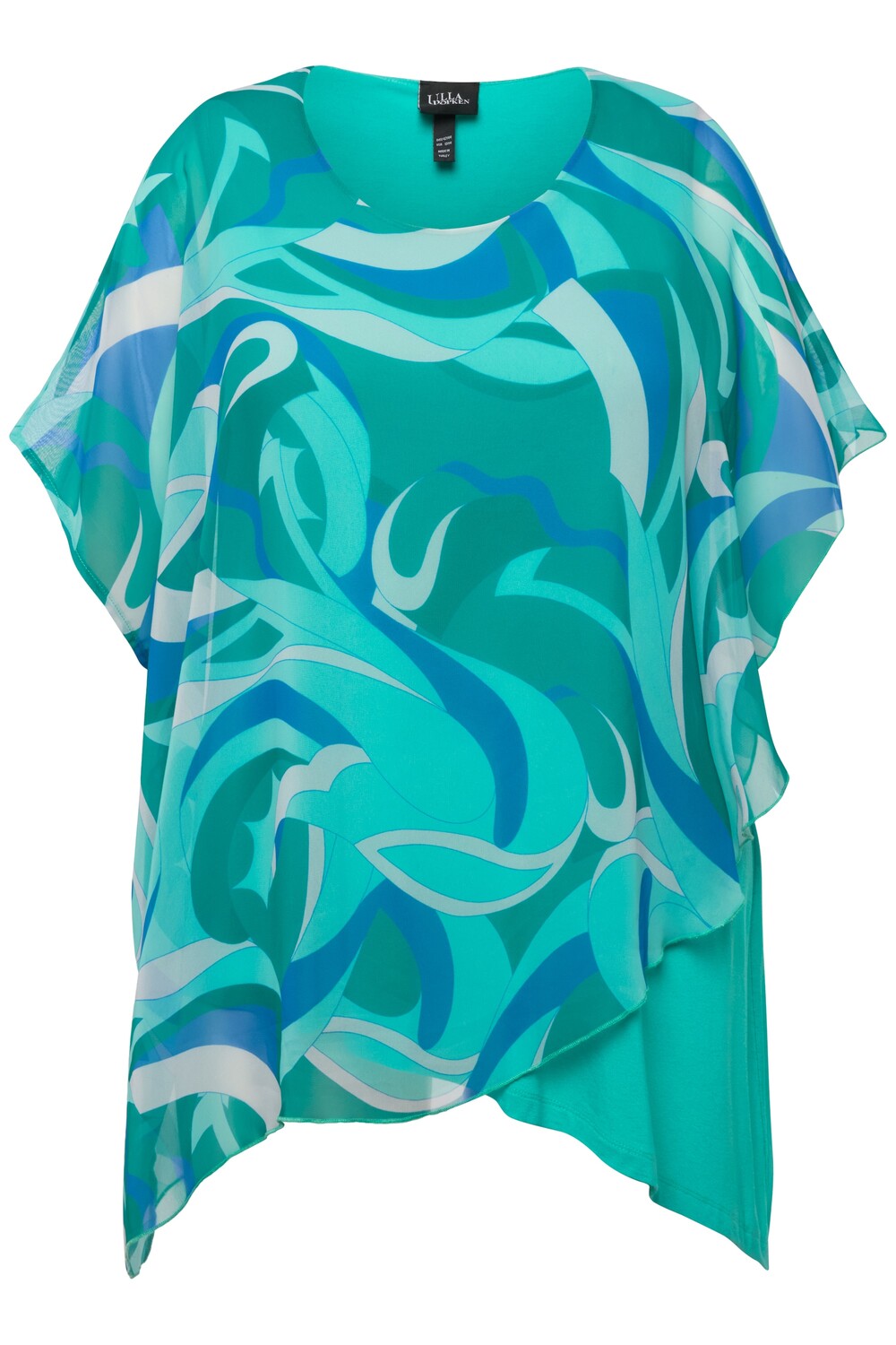 

Футболка Ulla Popken Strick Top, бирюзовый