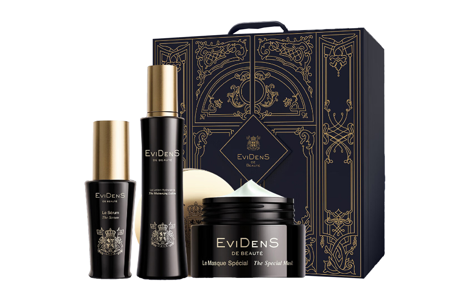 

Набор для ухода Radiance Luxury Care Box Skосметика увлажняющий 200мл+30мл+50мл Evidens