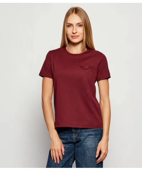 

Футболка Regular fit Gant, красный