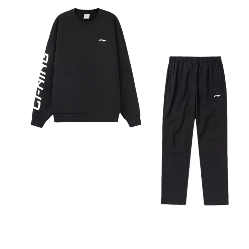 

LINING Повседневная спортивная одежда унисекс черная