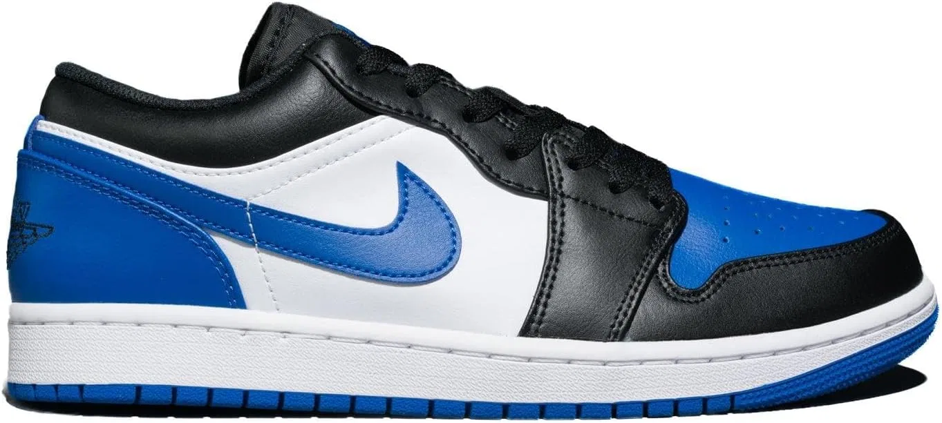 Мужские баскетбольные кроссовки Nike Air Jordan 1 Low, White, Royal Blue, Black, White