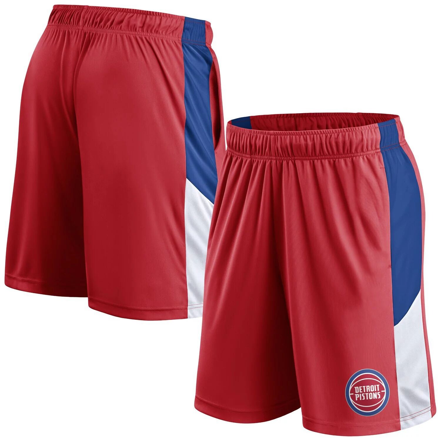 

Мужские красные фирменные шорты для тренировок Detroit Pistons Fanatics, Красный, Мужские красные фирменные шорты для тренировок Detroit Pistons Fanatics