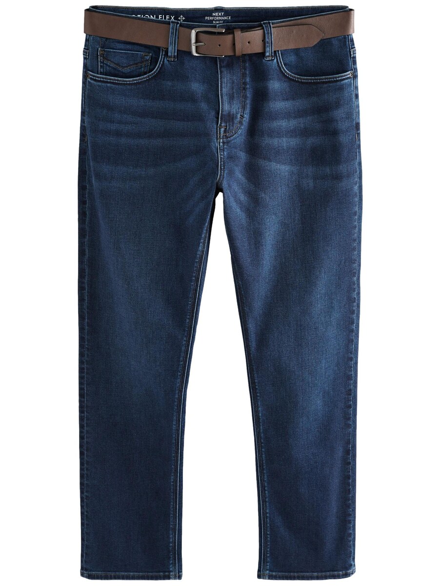 

Облегающие джинсы Next, цвет Blue denim/Brown