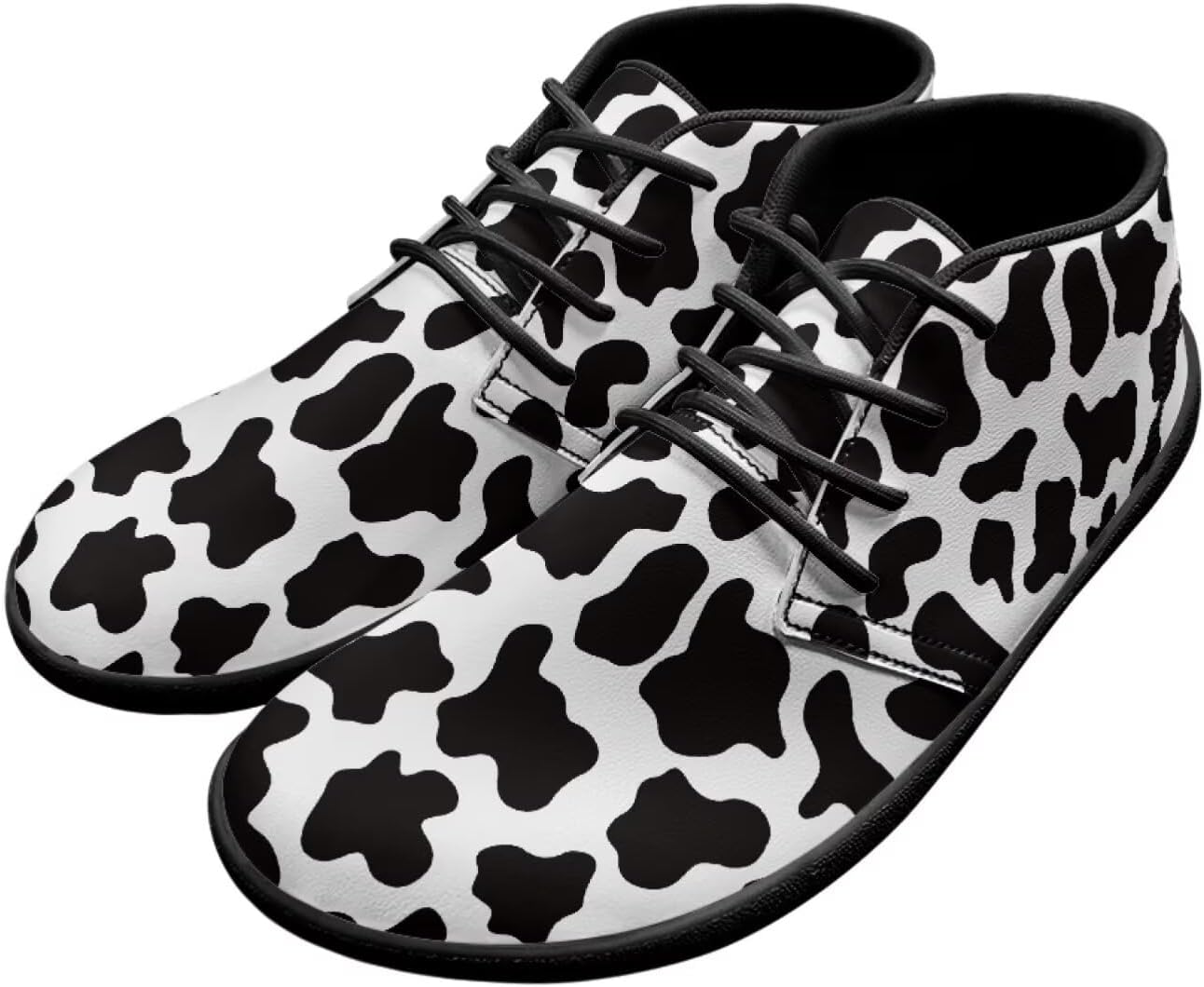 

Мужские кроссовки UNICEU ко Дню Святого Патрика, кожаные минималистичные кроссовки для ходьбы, с широким носком, с нулевым перепадом высоты подошвы, низкие повседневные кроссовки, черный/зеленый