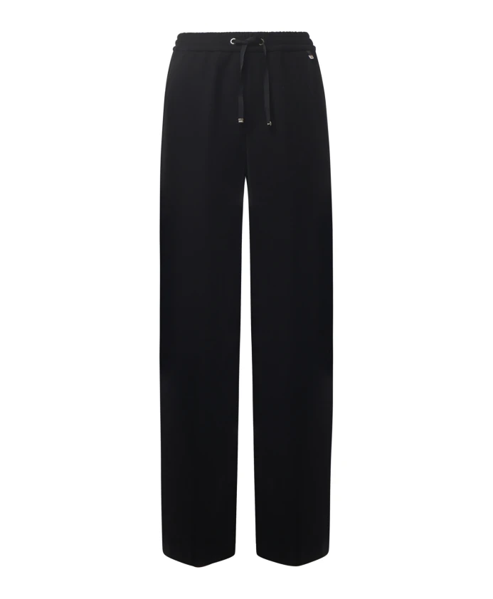 

Брюки из матового крепового атласа. Herno, черный