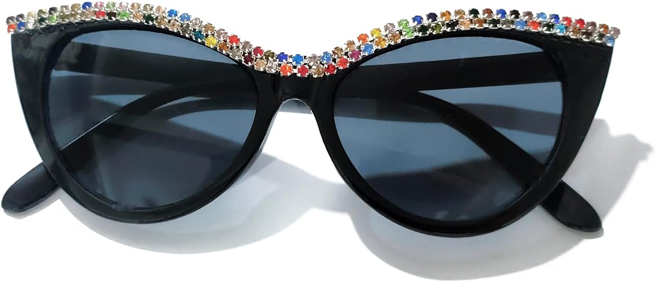 

Laureles Сексуальные жемчужные солнцезащитные очки «кошачий глаз» в стиле Y2K для женщин, модные черные и серые солнцезащитные очки для мужчин, панк, для активного отдыха и путешествий, L17, C2