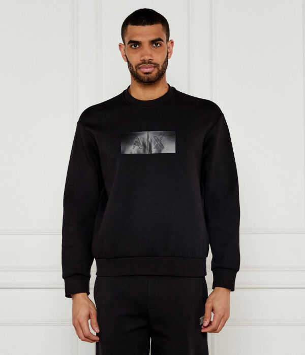 

Свитер Regular fit Armani Exchange, черный