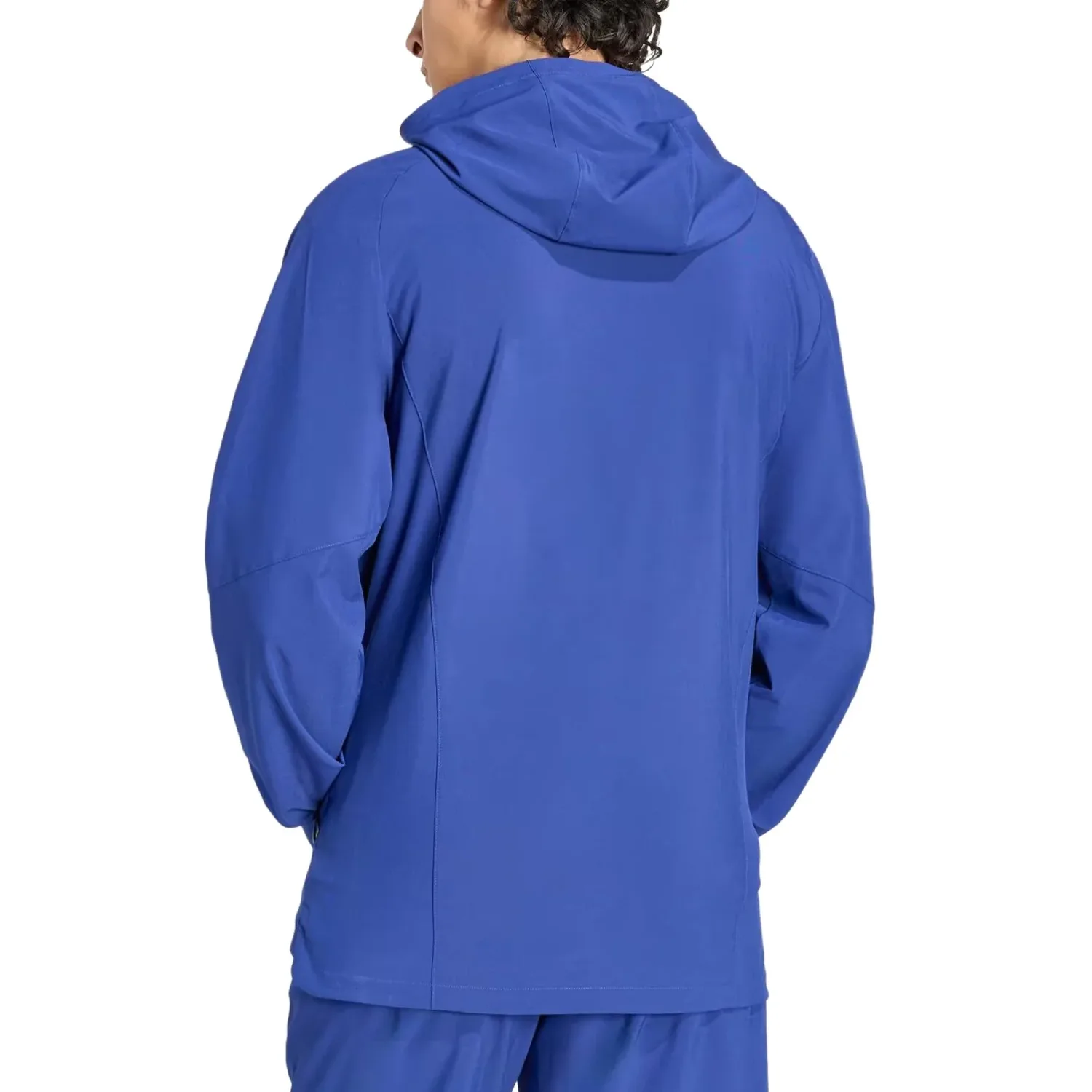 Ветровка Adidas Italy Tiro Travel Full Zip Windbreaker 'Victory Blue' — фото 3