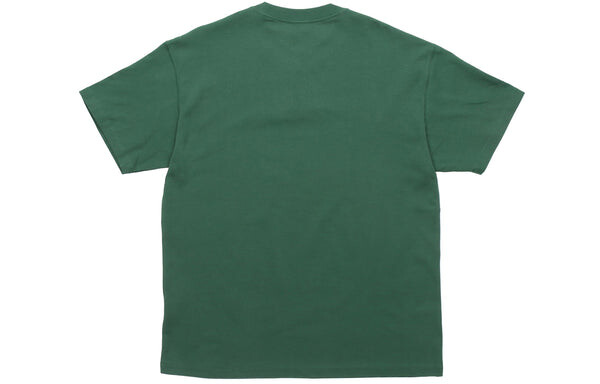 Футболка Stussy x Nike Crossover Alphabet Printing Round Neck Short Sleeve Unisex Green, зеленый — фото 2